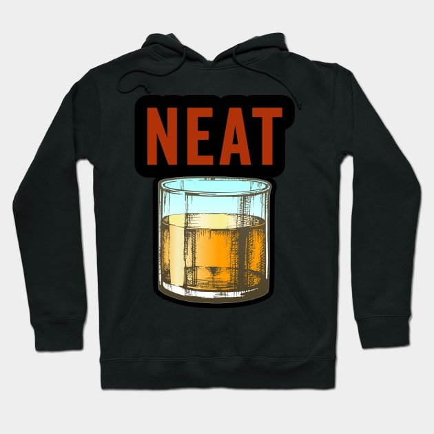 Whiskey Neat Old Fashioned Scotch and Bourbon Drinkers Hoodie by markz66